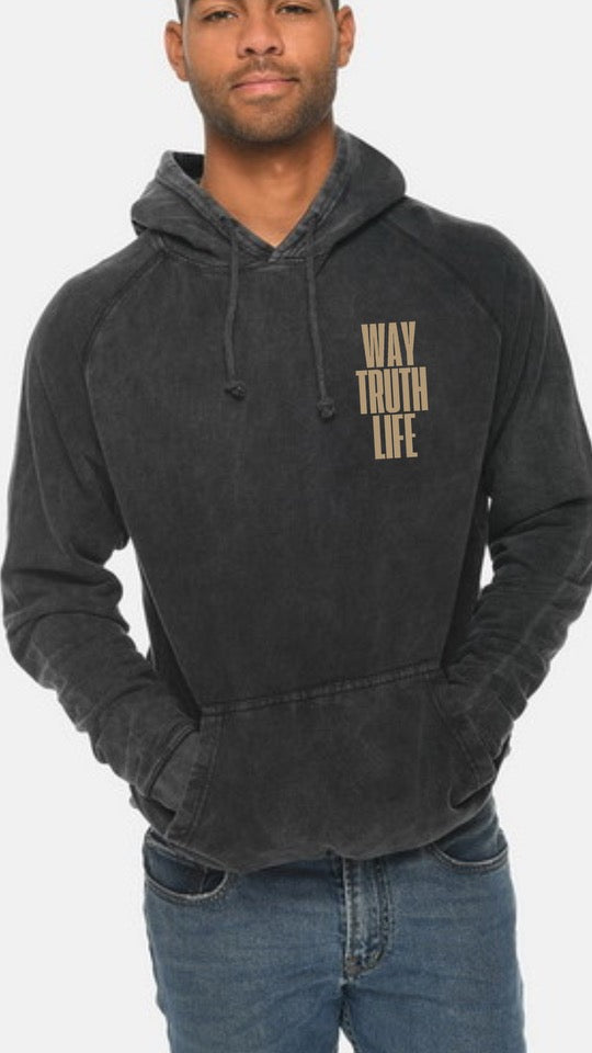 Way truth life vintage hoodie