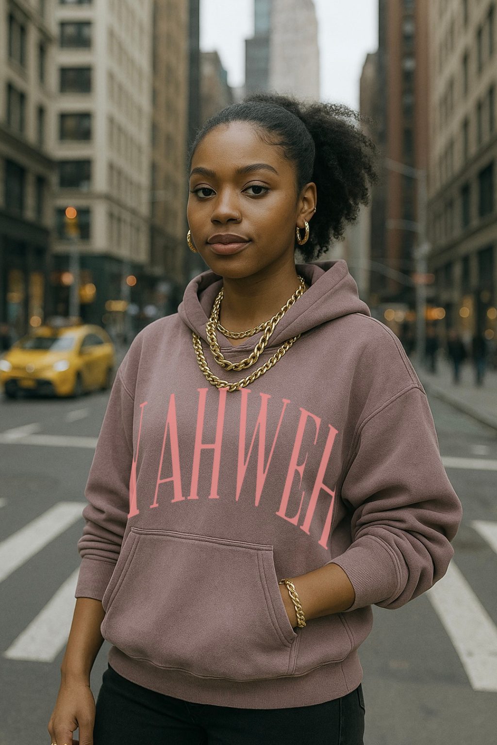 (EXCLUSIVE PINK) LIMITED EDITION YAHWEH HOODIE