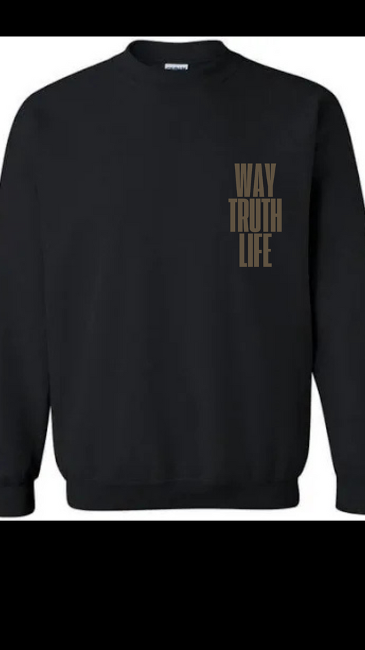 WAY TRUTH LIFE- JESUS HOODIE STYLE