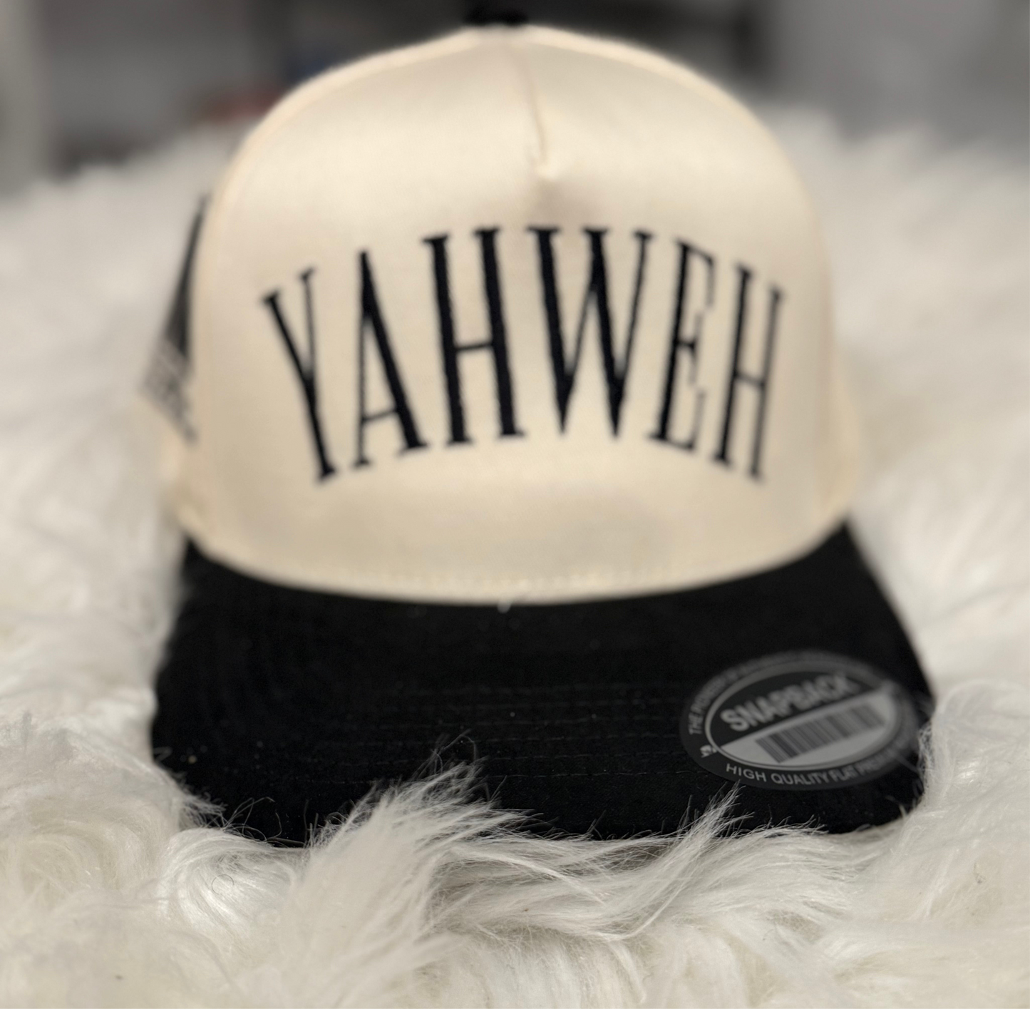 YAHWEH SNAPBACK HAT - BLACK