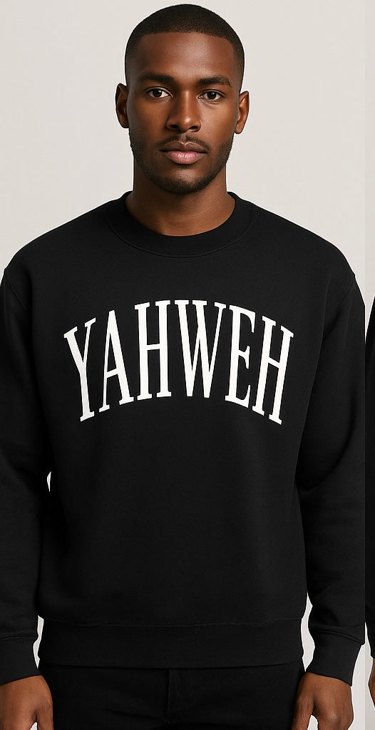 BLACK YAHWEH SWEATSHIRT