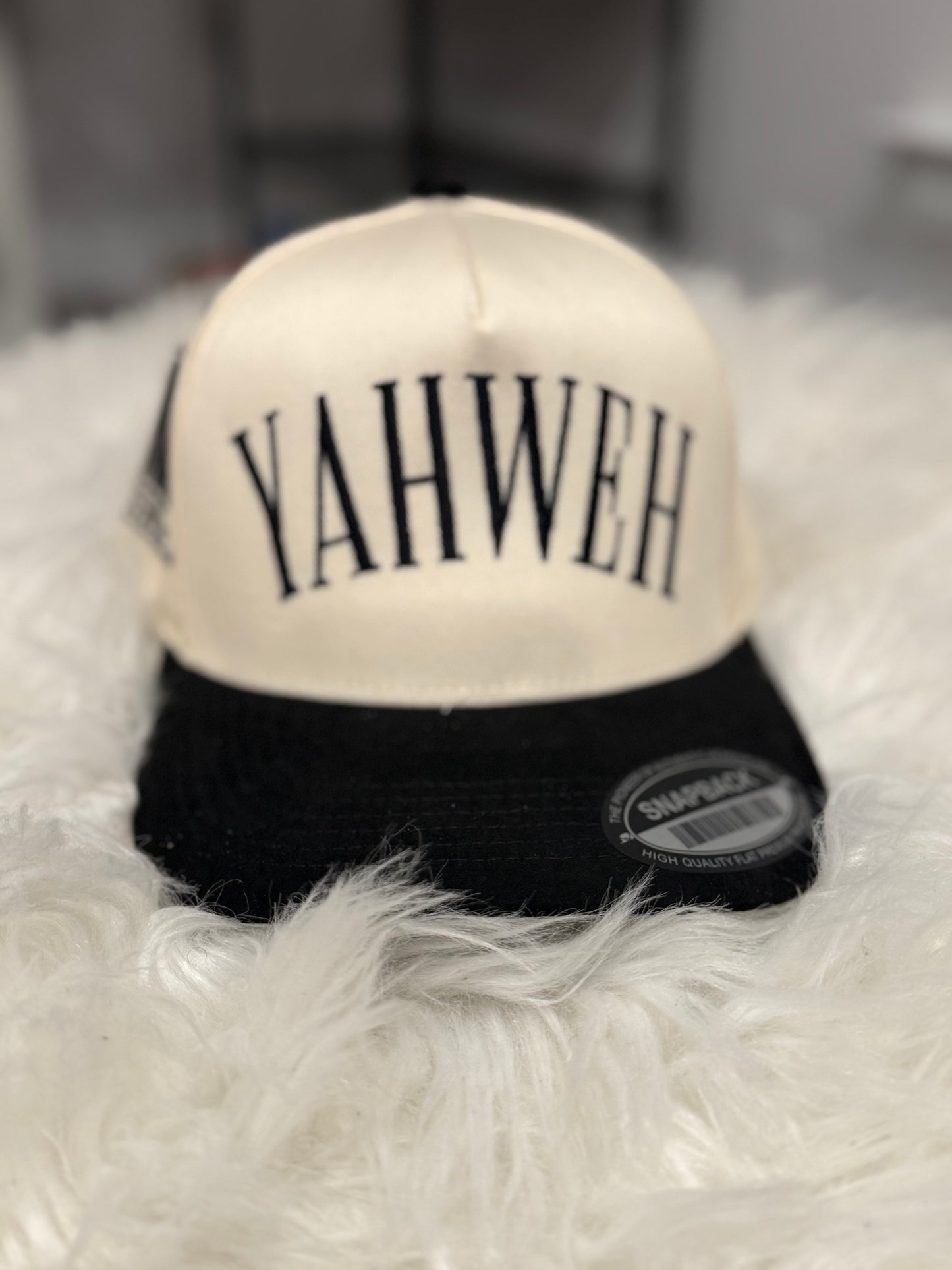 YAHWEH SNAPBACK HAT - BLACK